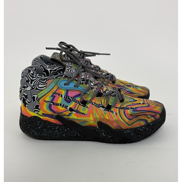 Puma Other - PUMA Melo X Dexters Lab Mb.03 Basketball  Youth Boys 5 Athletic Shoes Multicolor